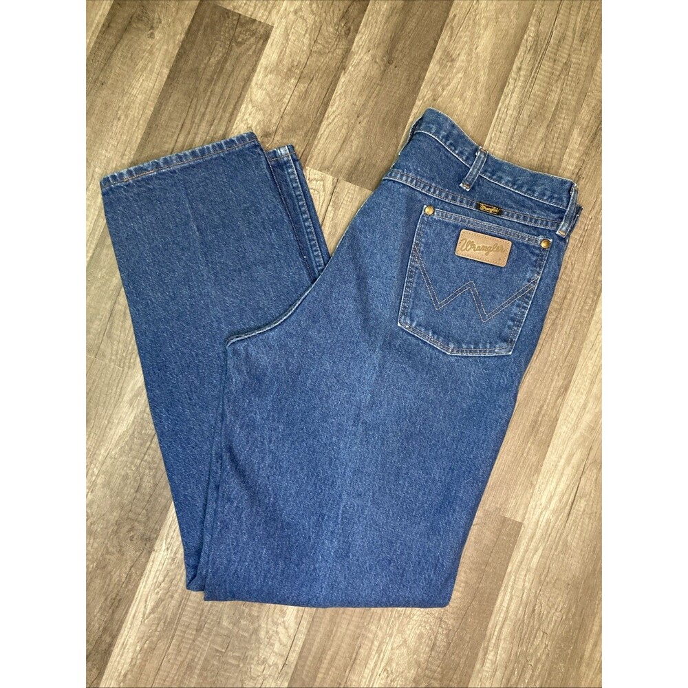 Vintage Wrangler Jeans Mens 36x33 31MWZ Denim Pants Western Work 90s USA Y2K